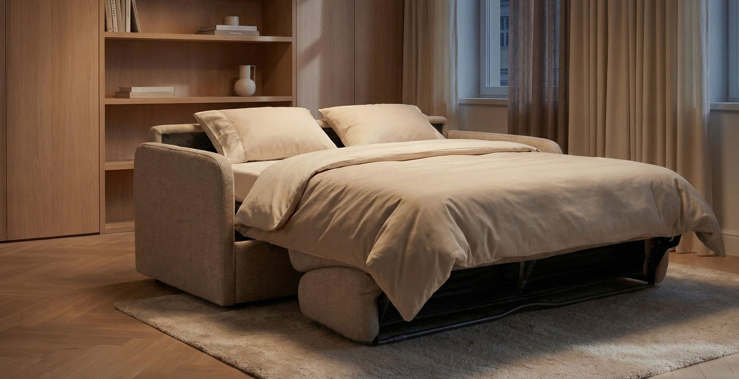 GUÉRANDE - Canapé lit 2 places - Velours