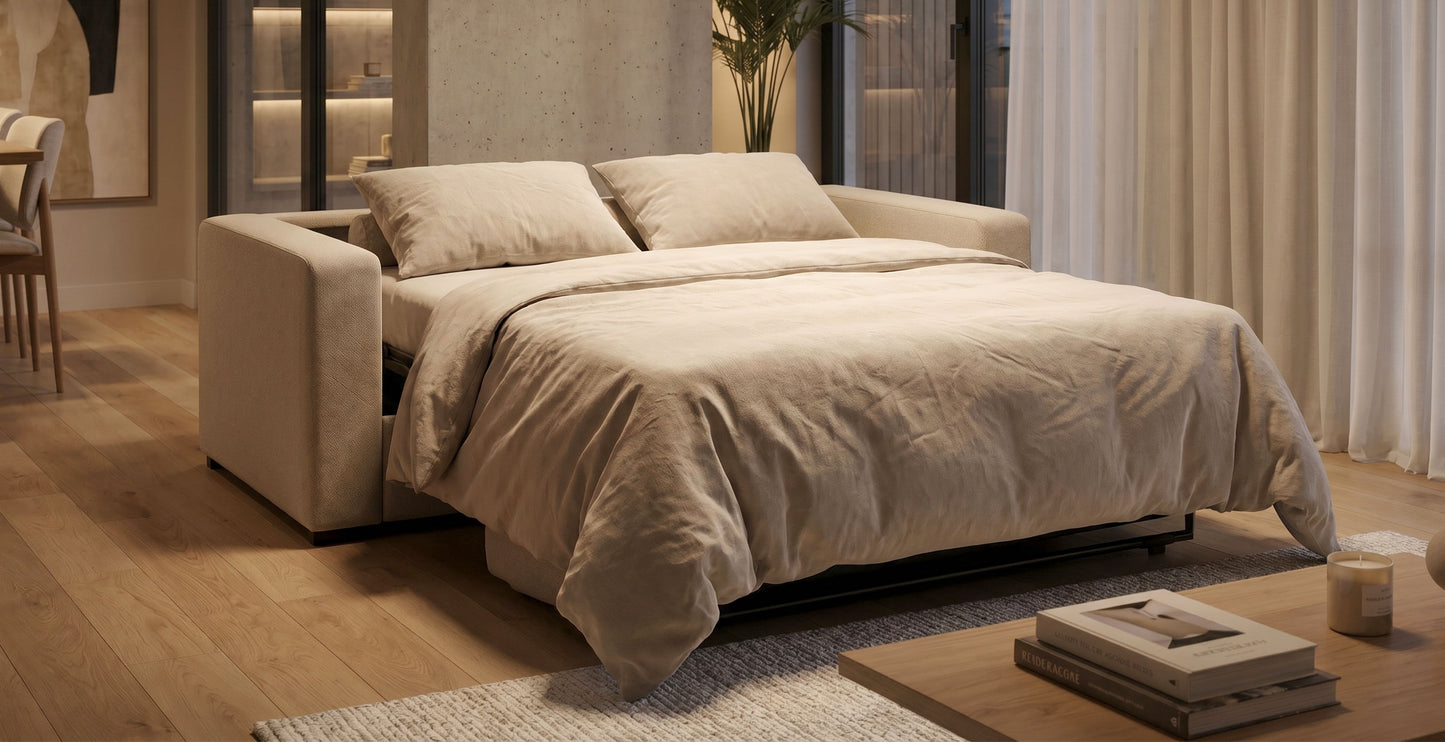 MODENA - Canapé convertible 3 places - Couchage 140 -Tweed