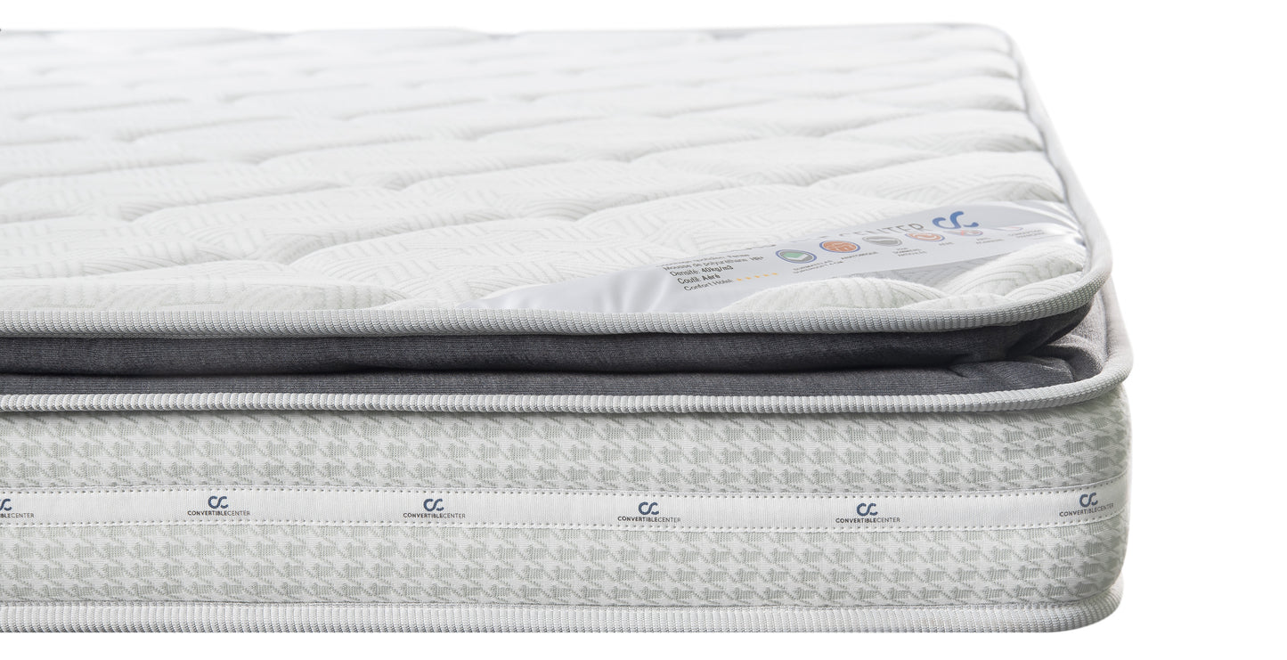Hotel comfort - NUAGE mattress with mattress topper - Daily sleeping - 120 x 190 cm