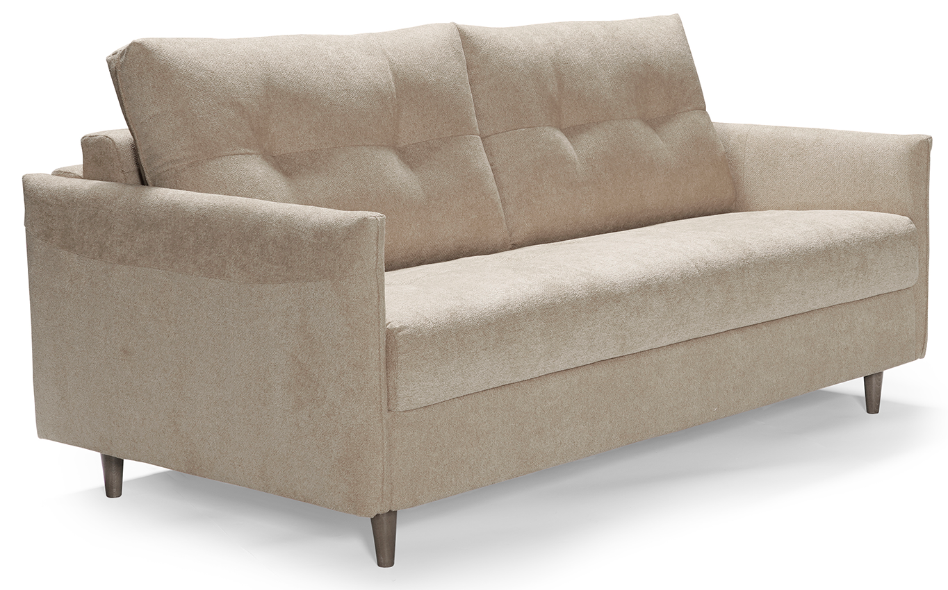 PIAZZA - 2-seater convertible sofa - Water-repellent velvet