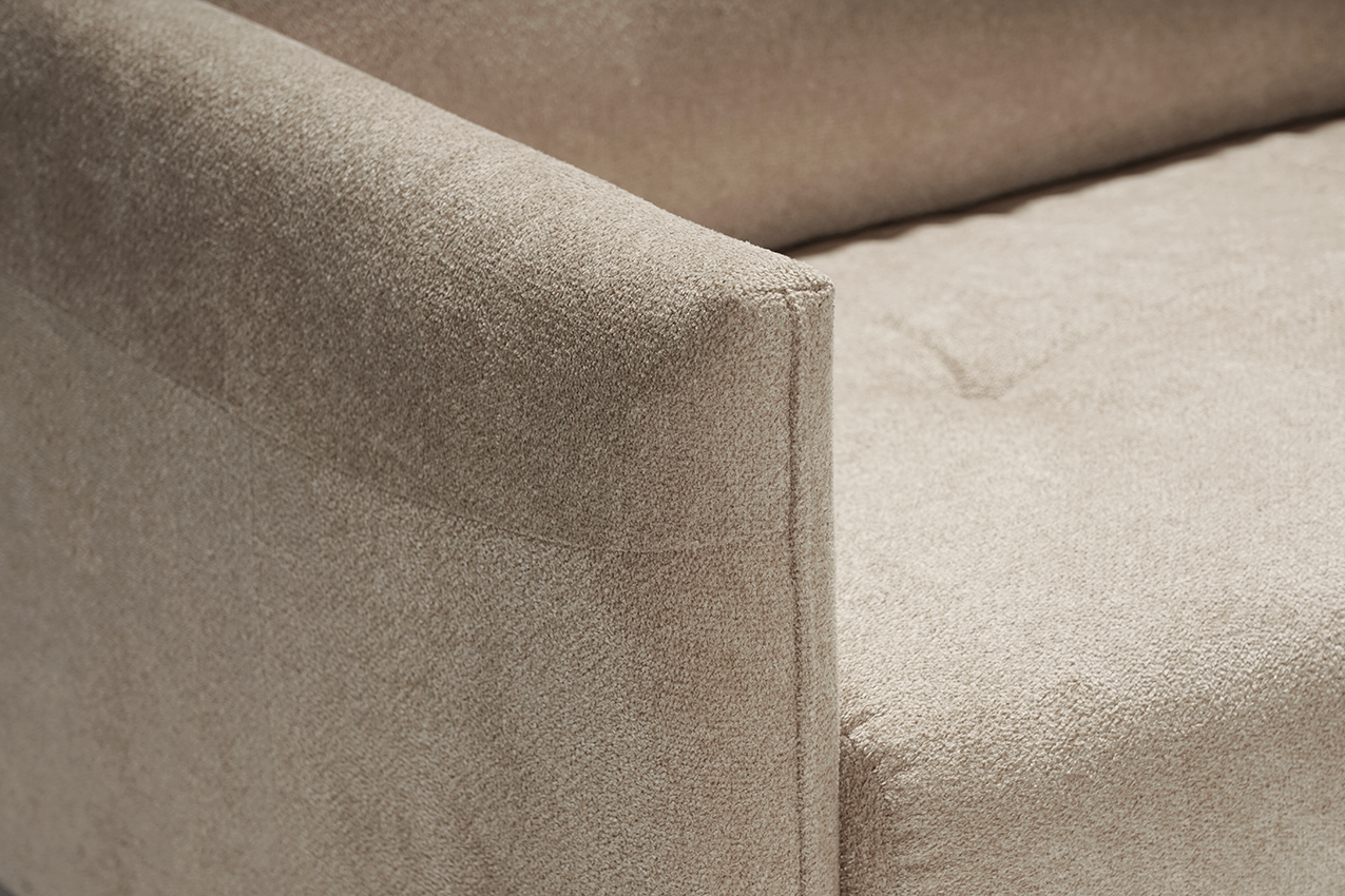 PIAZZA - 2-seater convertible sofa - Water-repellent velvet