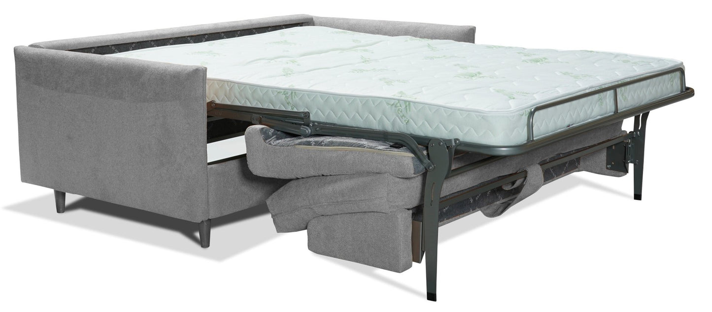 PIAZZA - 2-seater convertible sofa - Water-repellent velvet