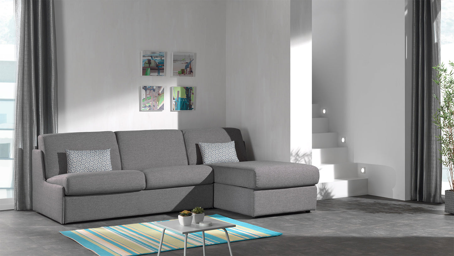 MARSEILLE - 6-seater convertible corner sofa - Tweed
