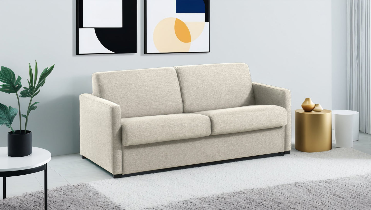 METZ - Small 2-seater sofa bed - Tweed