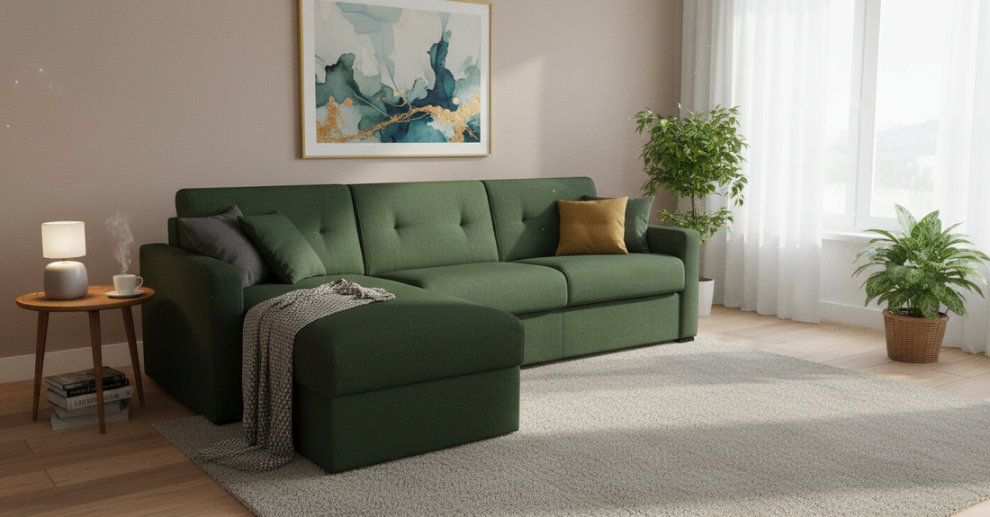 Canapé d'angle convertible Lissac Convertible Center