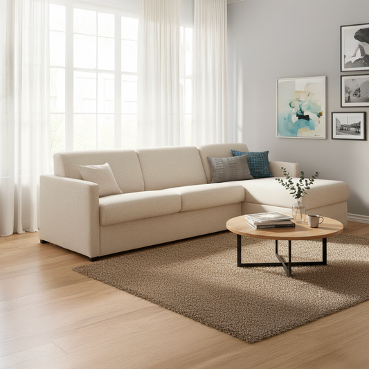 Canapé d'angle convertible Metz Convertible Center