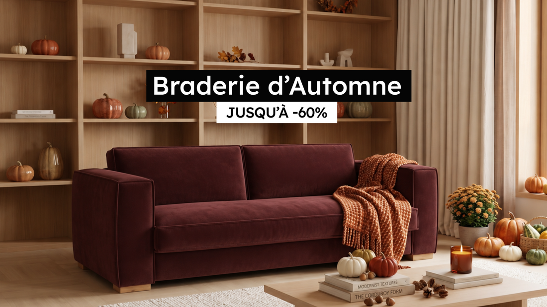 Braderie d’Automne : le canapé convertible au cœur de la saison