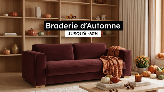 Braderie d’Automne : le canapé convertible au cœur de la saison