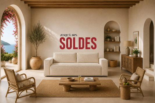 Soldes d'Été : Jusqu'à -60% sur nos canapés convertibles du 24 Juin au 21 Juillet