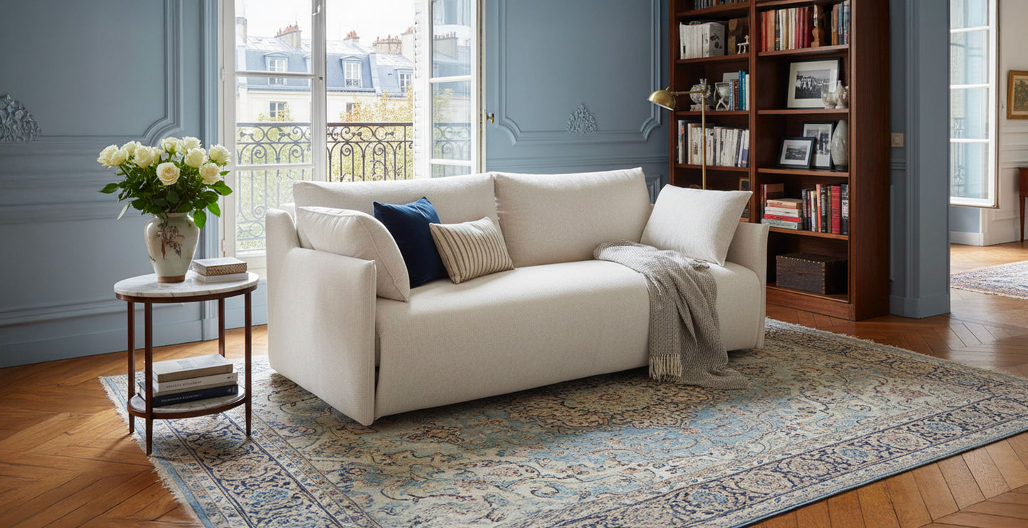ATHENS - 3-seater convertible sofa - Velvet