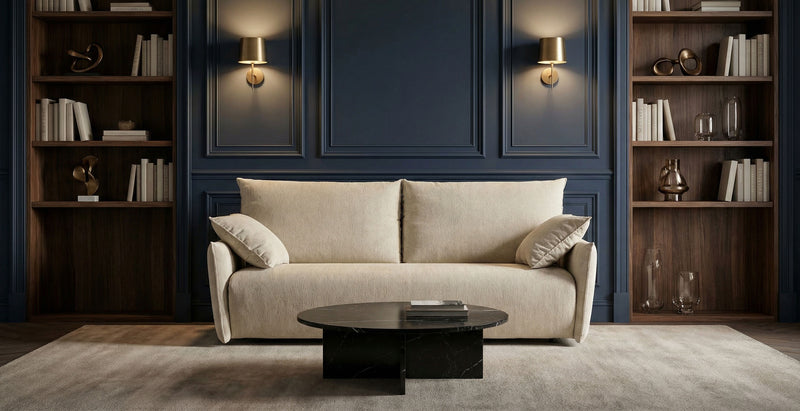 GRENOBLE - 3-seater convertible sofa - Velvet convertiblecenter