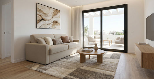 MANOSQUE - 3-seater convertible sofa - Tweed convertiblecenter