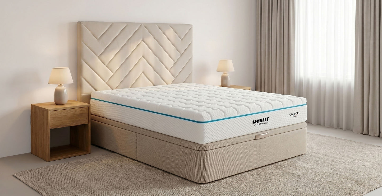 Soft - Couchage quotidien - Matelas JUPITER - 160 x 190 cm