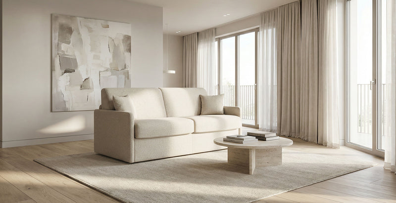 MONTPELLIER Canapé Convertible  2 Places - Tweed convertiblecenter