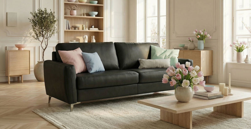 TOULOUSE - Canapé convertible 3 places - Cuir convertiblecenter