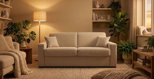 VERONE - Canapé convertible 4 places - Tweed convertiblecenter