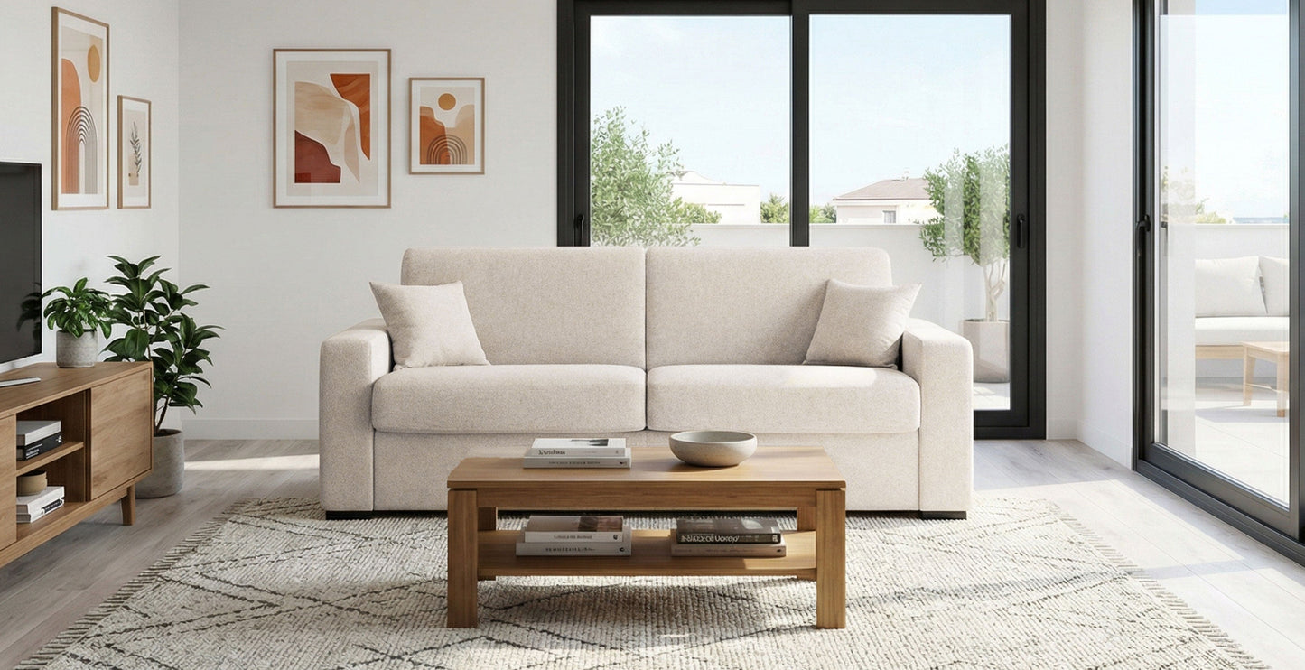 VERONE - 3 seater convertible sofa - Tweed