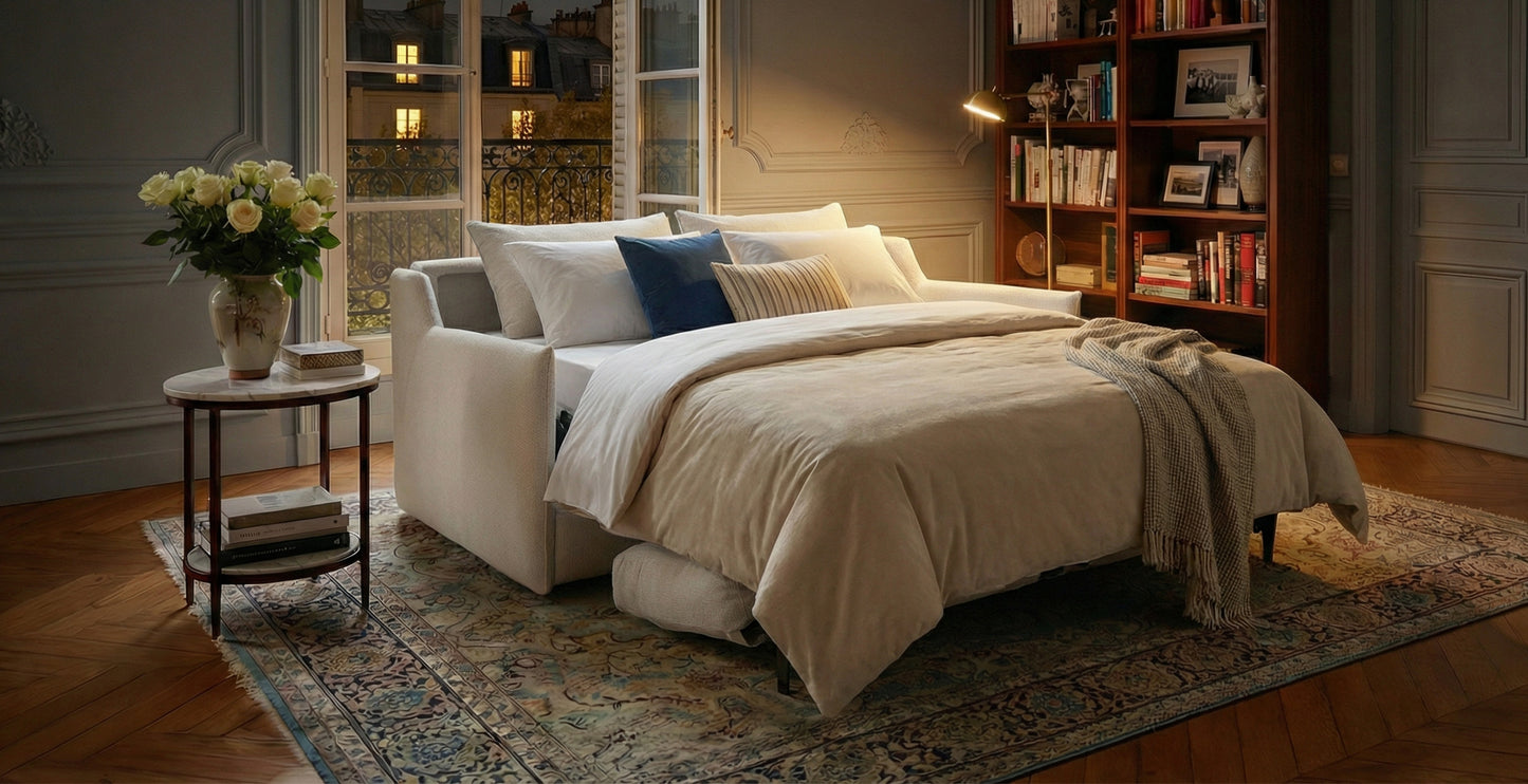 ATHENS - 3-seater convertible sofa - Velvet