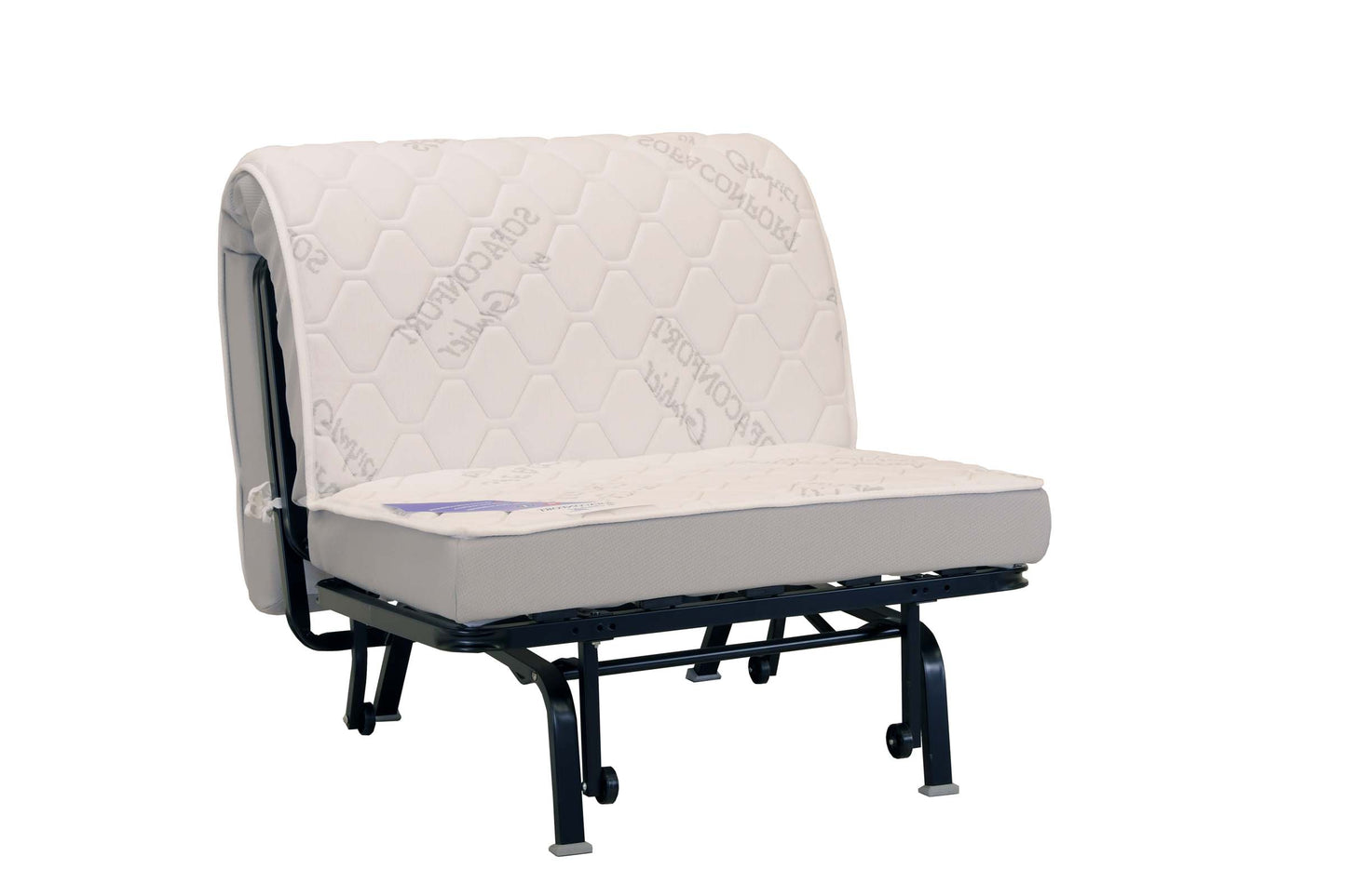 CAROLE - 1-seater BZ armchair - Woven fabric