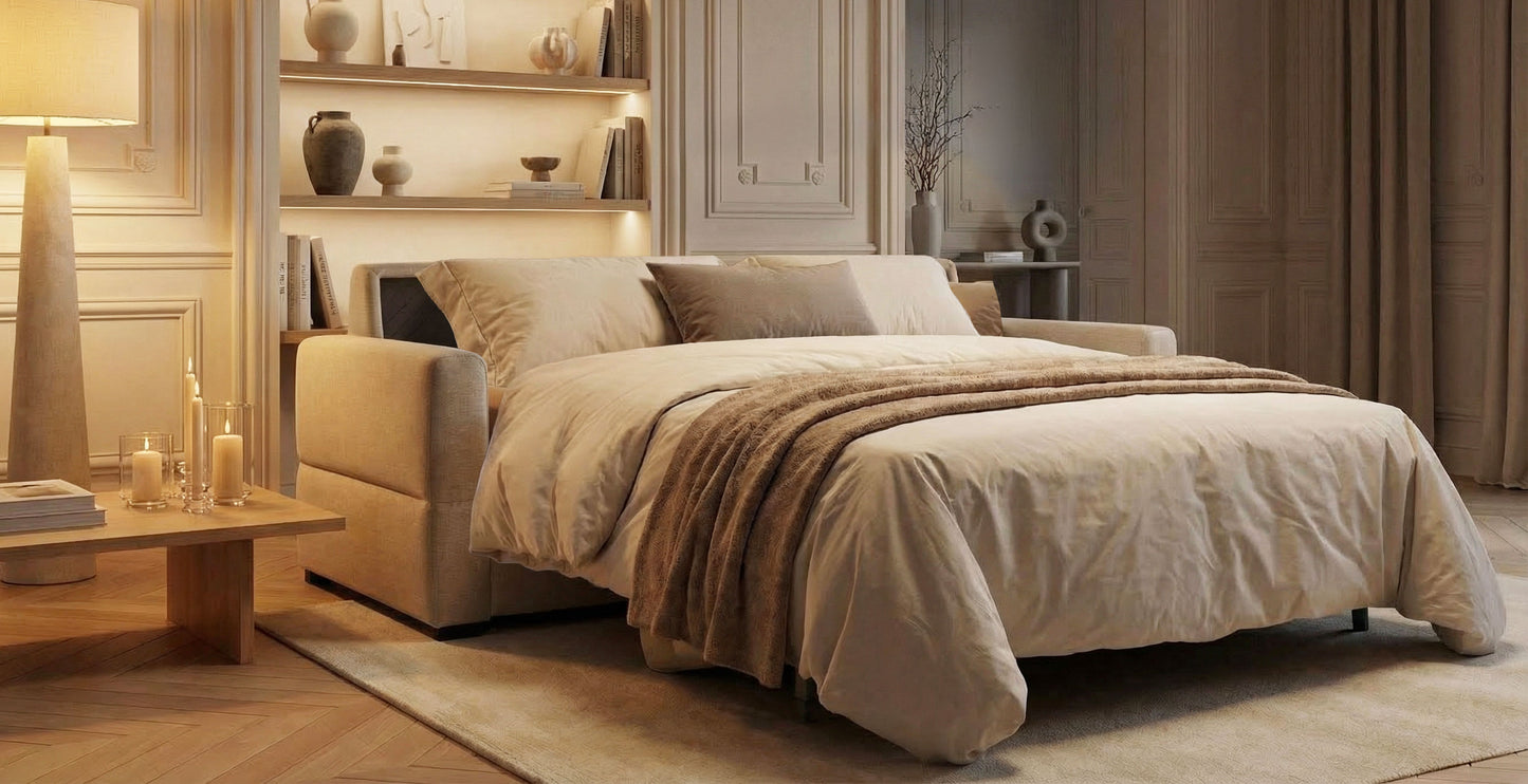 AVIGNON - 3-seater convertible sofa - Tweed