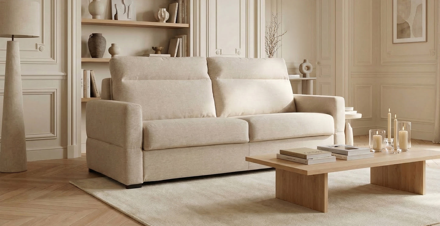 AVIGNON - 3-seater convertible sofa - Tweed