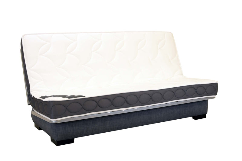 ÉTRETAT - Canapé clic-clac - Tissu uni - Matelas 17 cm STARLUX - Couchage 140cm - Largeur 207cm convertiblecenter