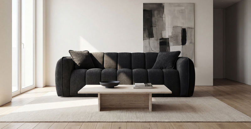 FREJUS Canapé convertible 4 places - Velours convertiblecenter