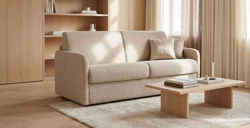 GUÉRANDE - Canapé lit 4 places - Velours convertiblecenter