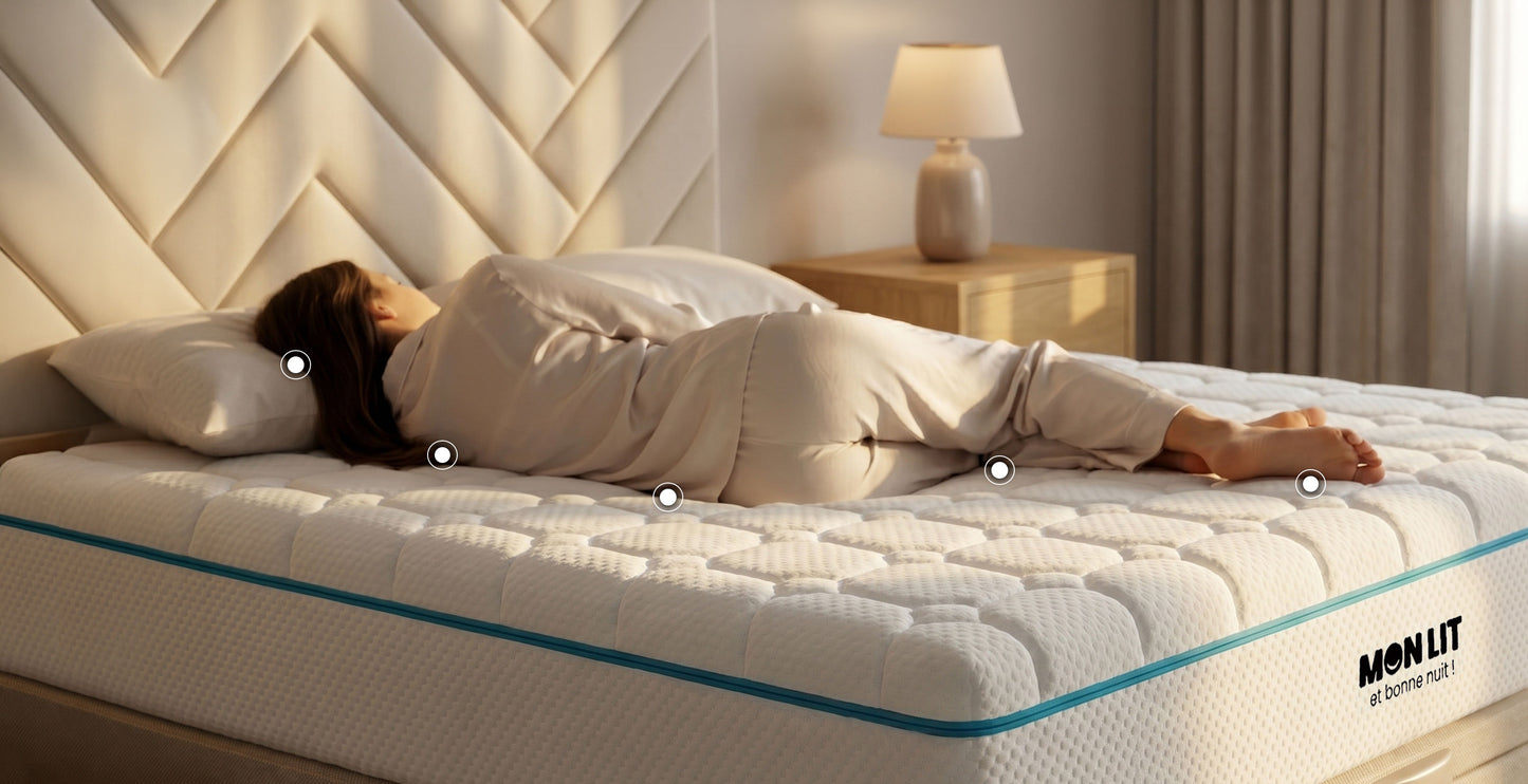 Soft - Couchage quotidien - Matelas JUPITER - 160 x 190 cm