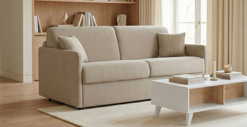 MONTPELLIER Canapé Convertible  2 Places - Tweed convertiblecenter