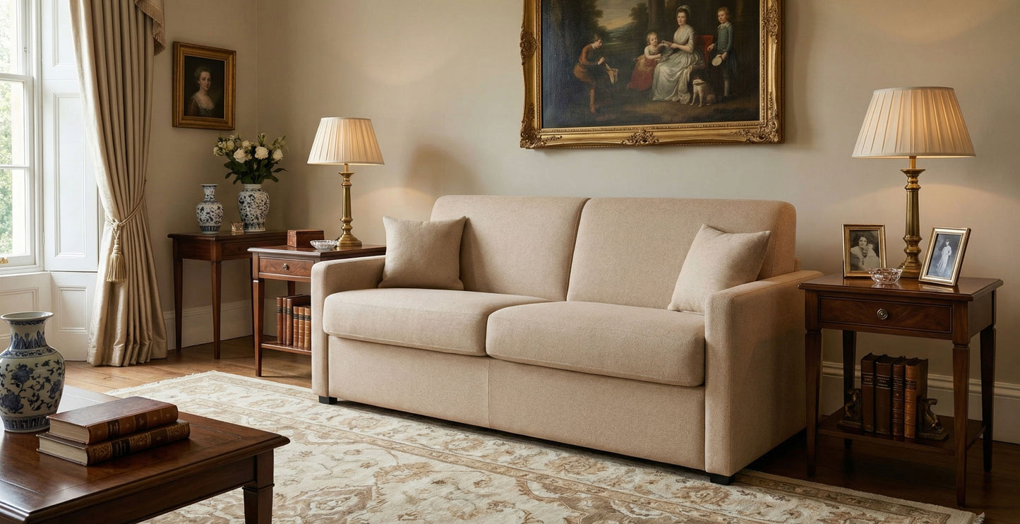 MURANO - 2 seater convertible sofa - Tweed