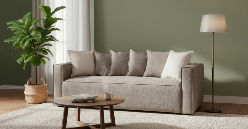 TOULON - Canapé convertible 3 places - Velours convertiblecenter