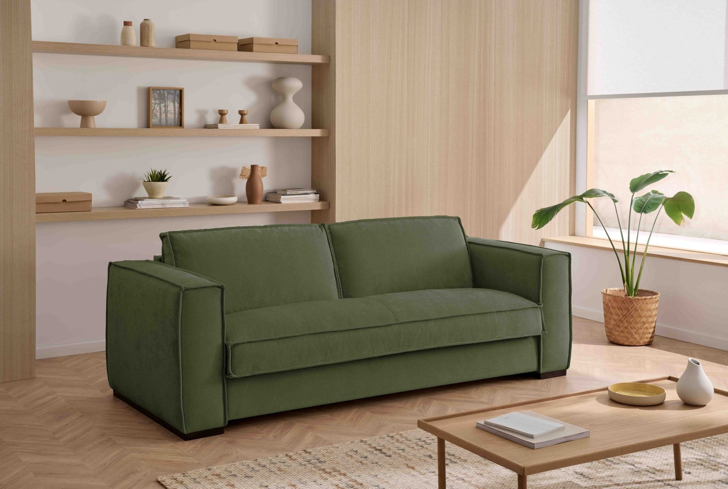 BALDO - 4-seater convertible sofa - Velvet