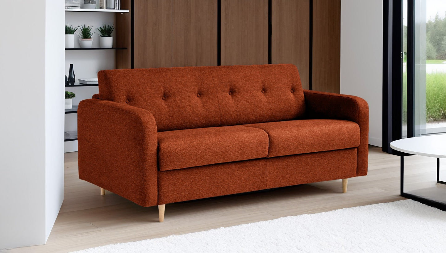 TOURCOING - 3 seater sofa bed - Tweed