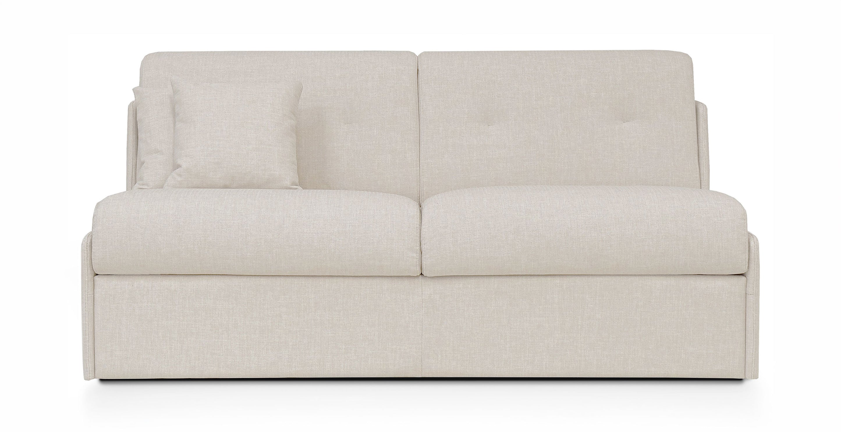 Canapé-lit BZ 2 places pour couchage d'appoint taille 145 x 190 cm en tissu