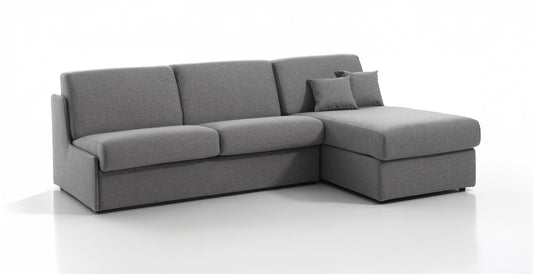 MARSEILLE - Canapé d'angle convertible 6 places - Tweed