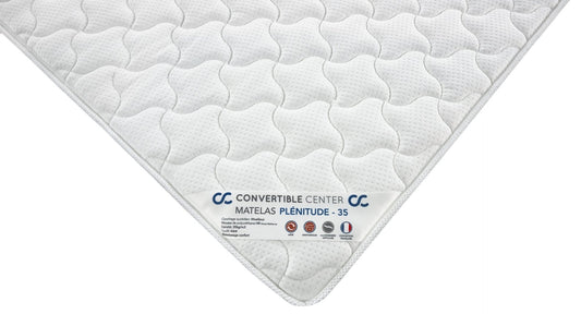Matelas quotidien confortable d'une densité de 35KG/M3 - Garanti 5 ans convertiblecenter