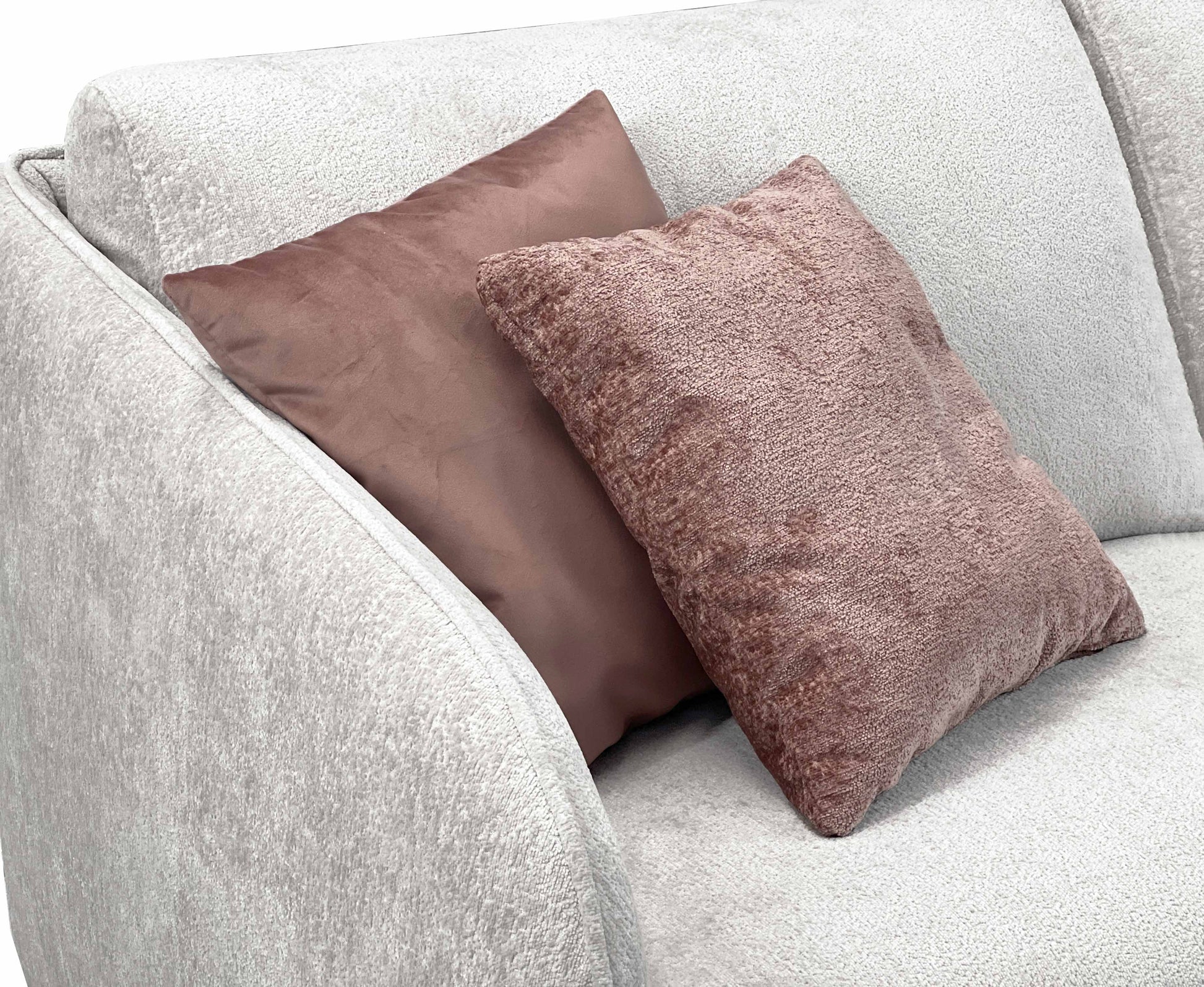 MERIBEL - Canapé d'angle convertible 5 places - Méridienne à droite - Couchage 140 x 190 cm - Largeur 260cm #Blanc 
