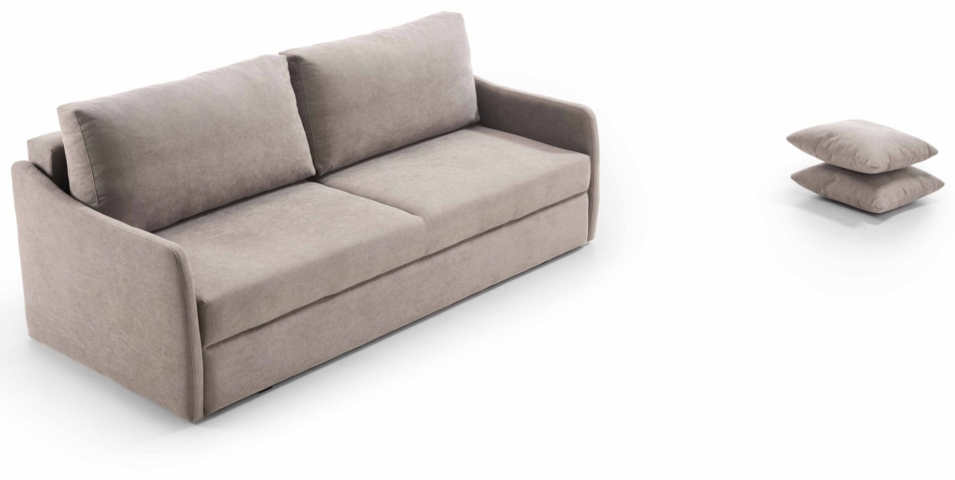 Canapé convertible 3 places ORVAULT - Largeur 187 cm - Couchage 140 cm