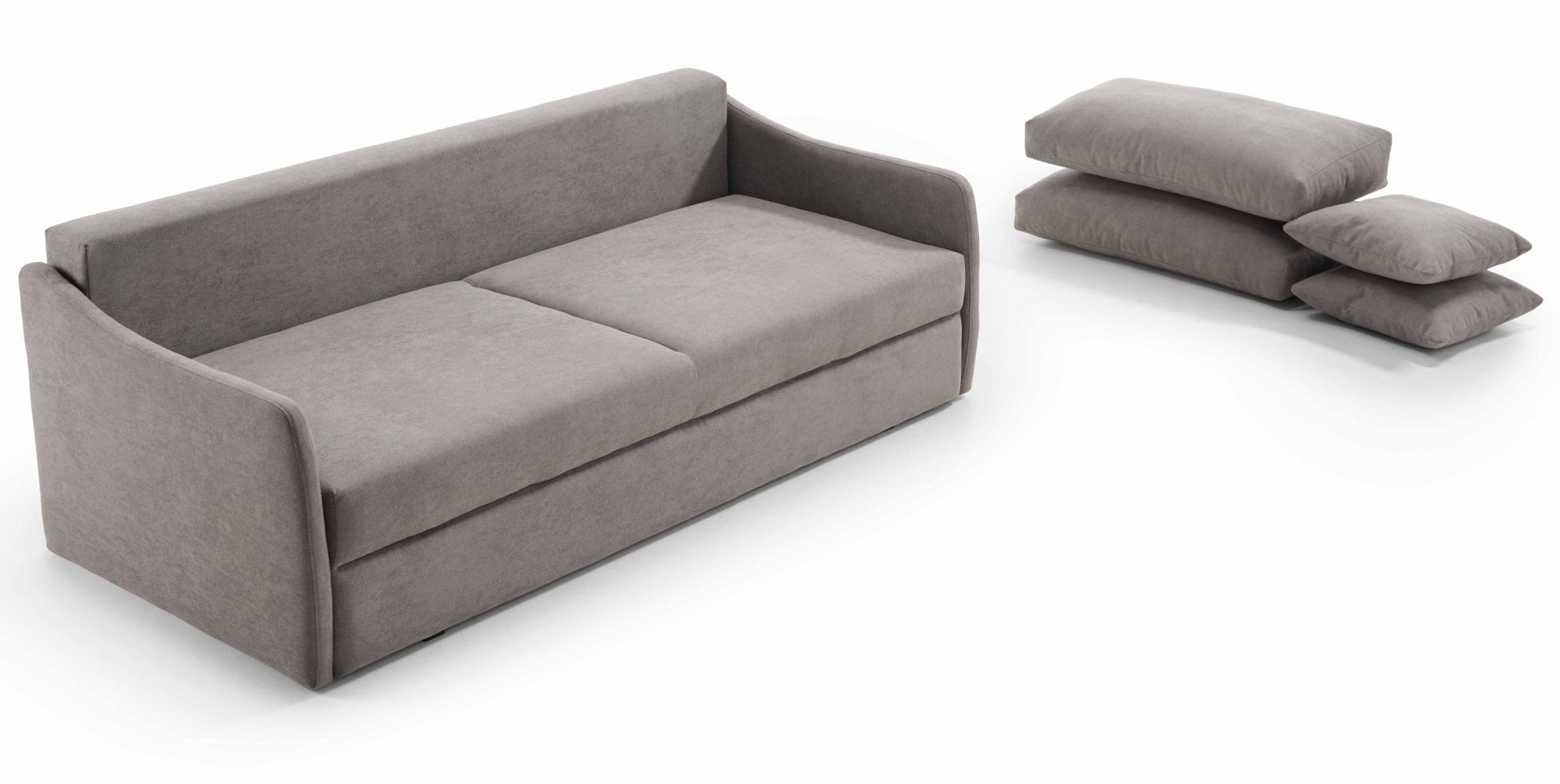Canapé convertible 3 places ORVAULT - Largeur 187 cm - Couchage 140 cm