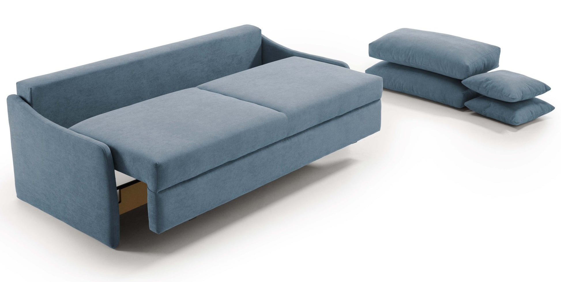 Canapé convertible 3 places ORVAULT - Largeur 187 cm - Couchage 140 cm