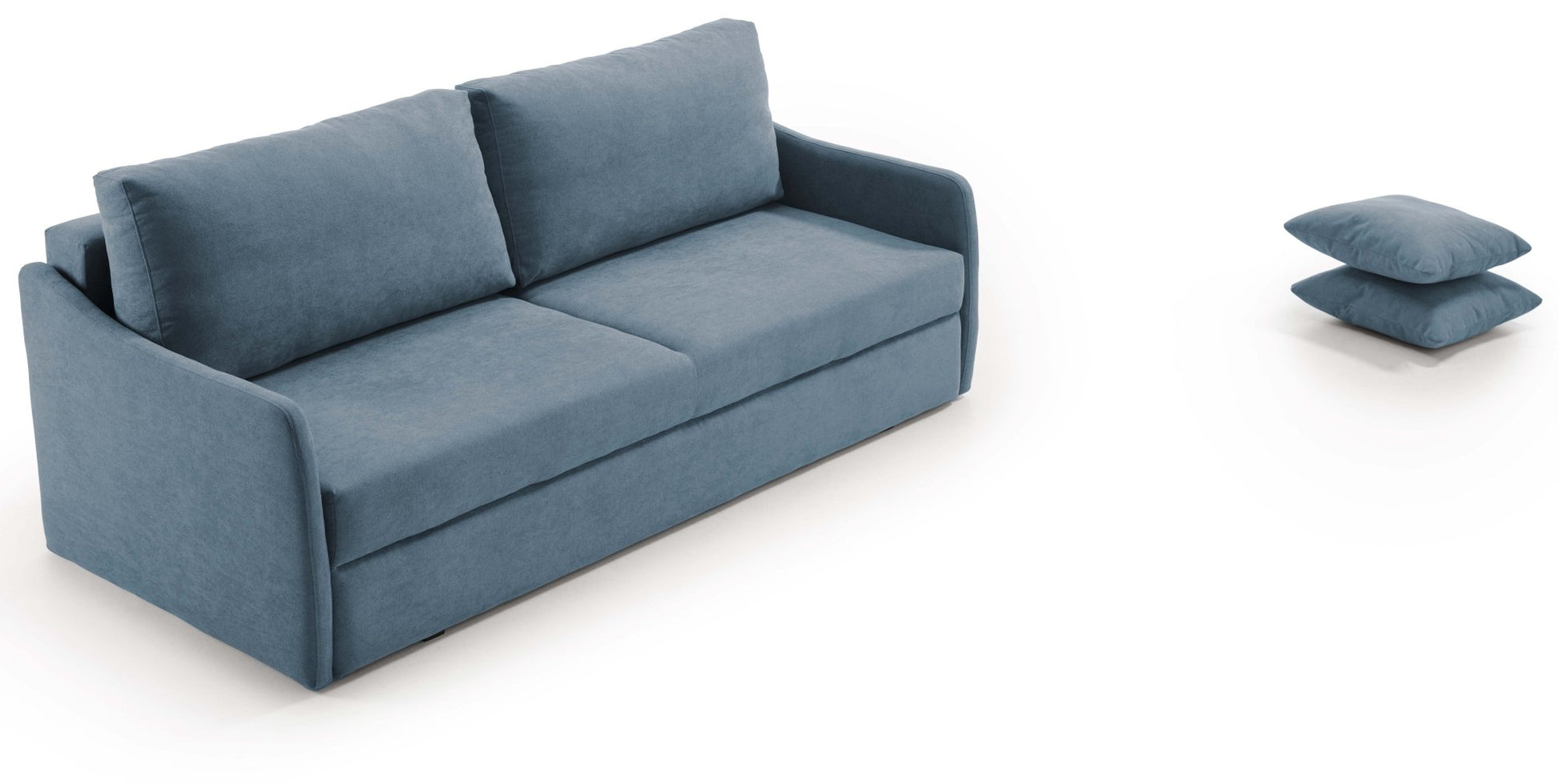 Canapé convertible 3 places ORVAULT - Largeur 187 cm - Couchage 140 cm